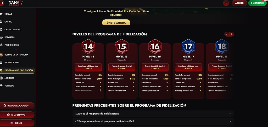 Club VIP de Nana Casino