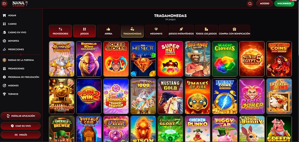Juegos de casino Nana