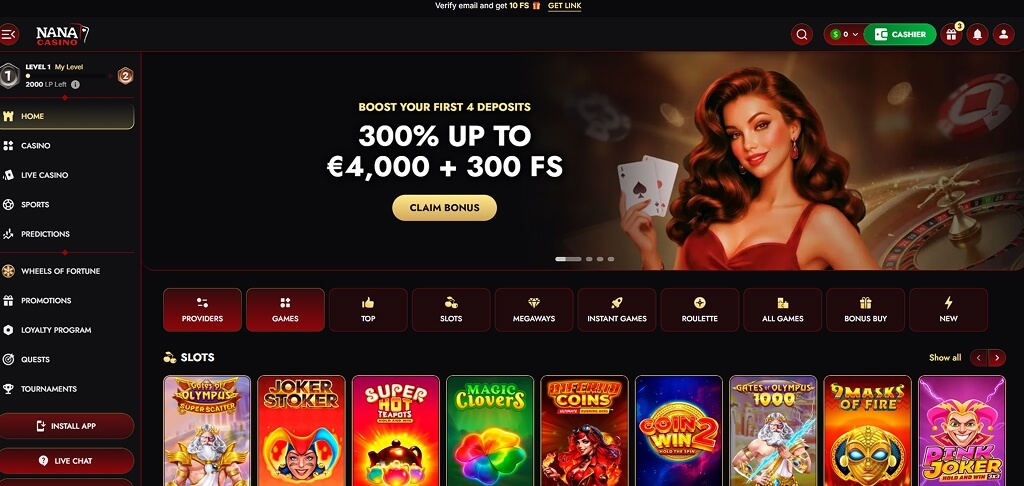 Nana Casino Lobby