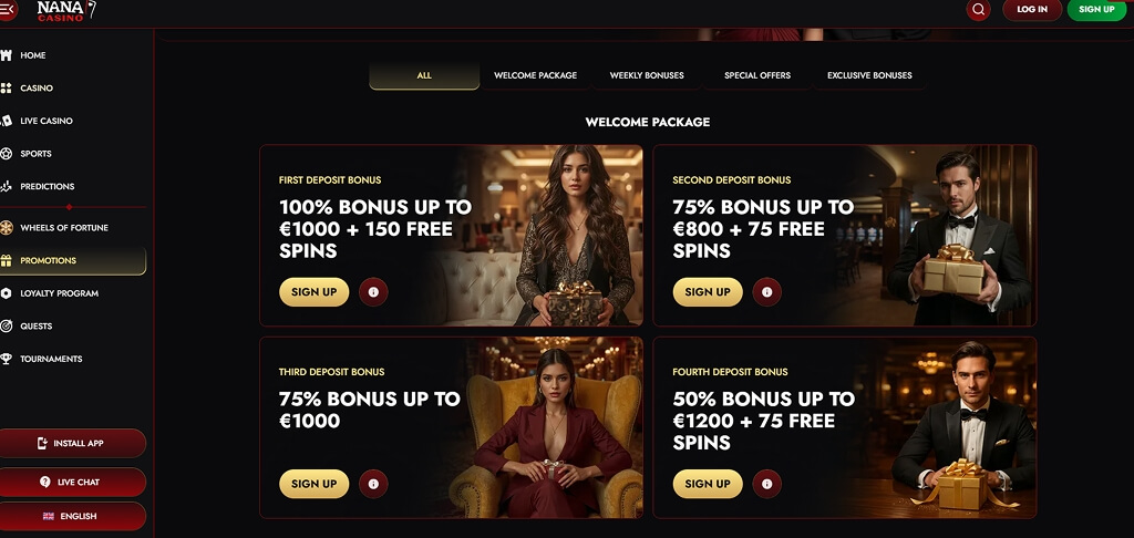 Nana Casino Promotions